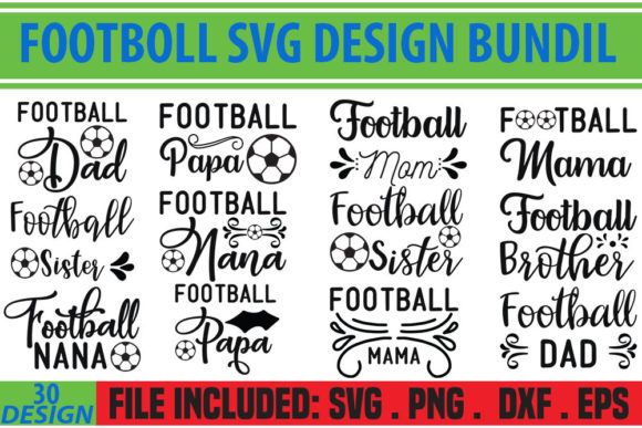 Download Football Quotes Svg Cut Files Bundle - Premium Resources