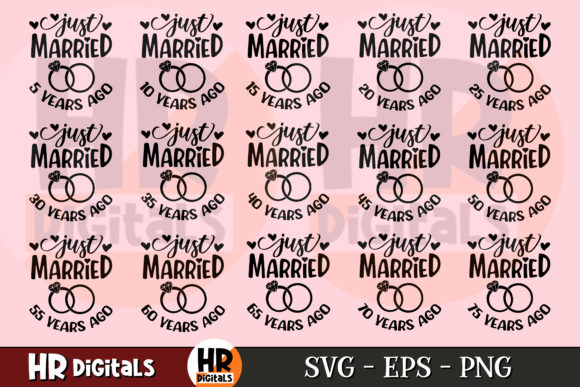 Download Just Married Years Ago Funny Anniversary - Years Collection