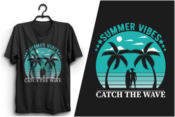 Download Vintage Summer Beach T Shirt Design. - Premium Bundle