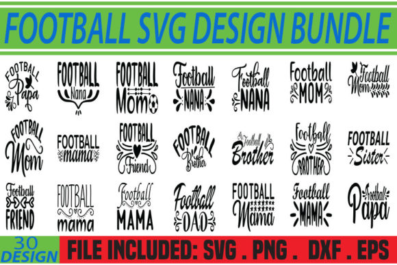 Download Football Quotes Svg Cut Files Bundle - Premium Resources
