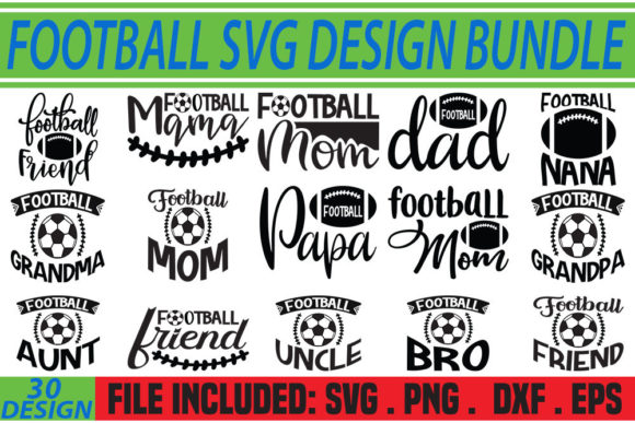 Download Football Quotes Svg Cut Files Bundle - Premium Bundle